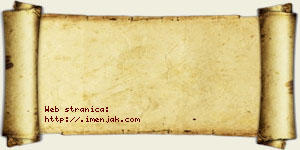 Isidora Jocić vizit kartica